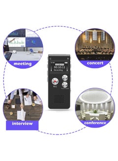 General Digital Voice Recorder 16GB Recorder with Lecture Playback - USB Rechargeable Recorder Upgrade Compact Recording Device  - Image 3