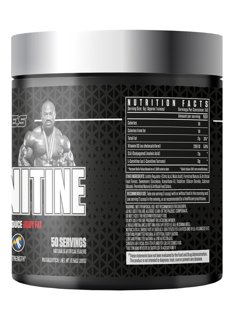 DEXTER JACKSON Black Series CLA + Carnitine - Advanced Weight Management Formula for Fat Burning and Metabolism Support (Blue Raspberry, 50 Servings, 300g) - Image 2