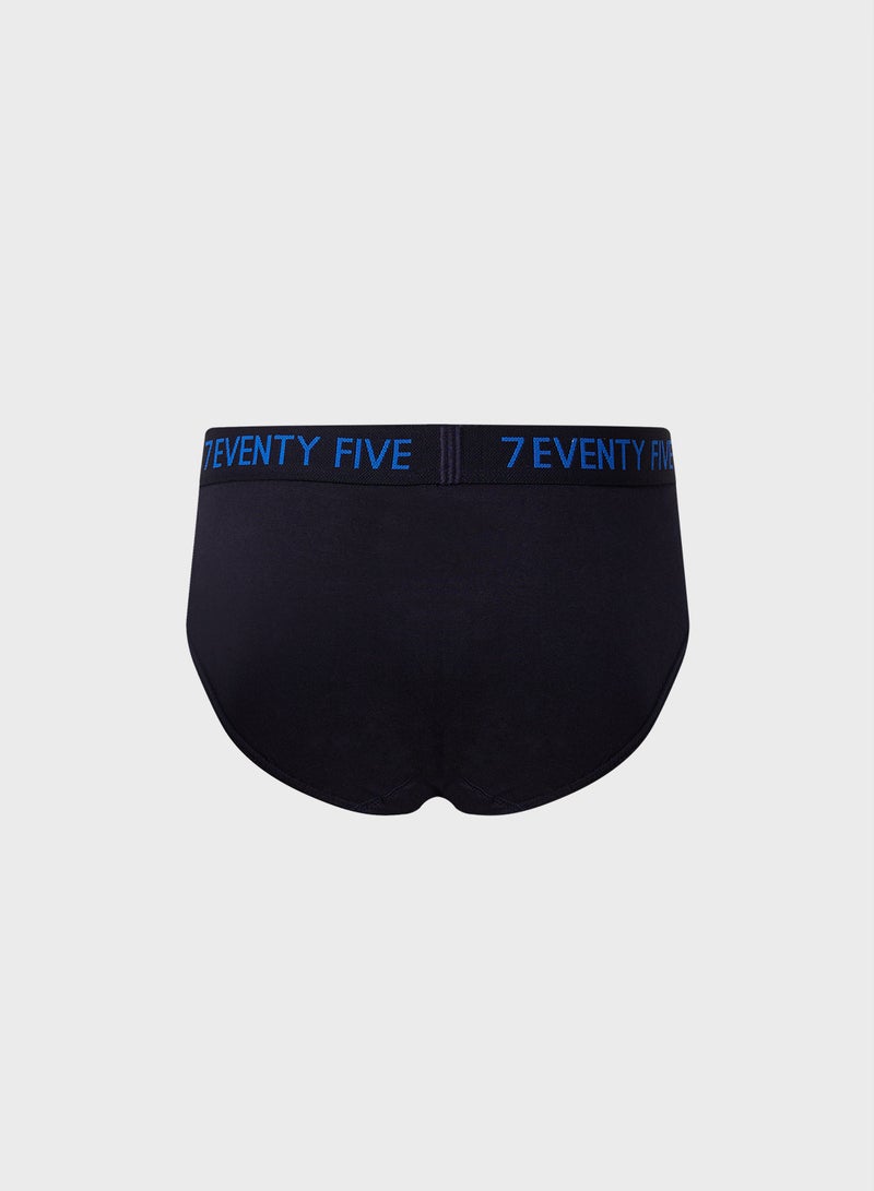 Seventy Five Basics Waist Band Hunk Brief With Antibacterial Finish  - Image 2