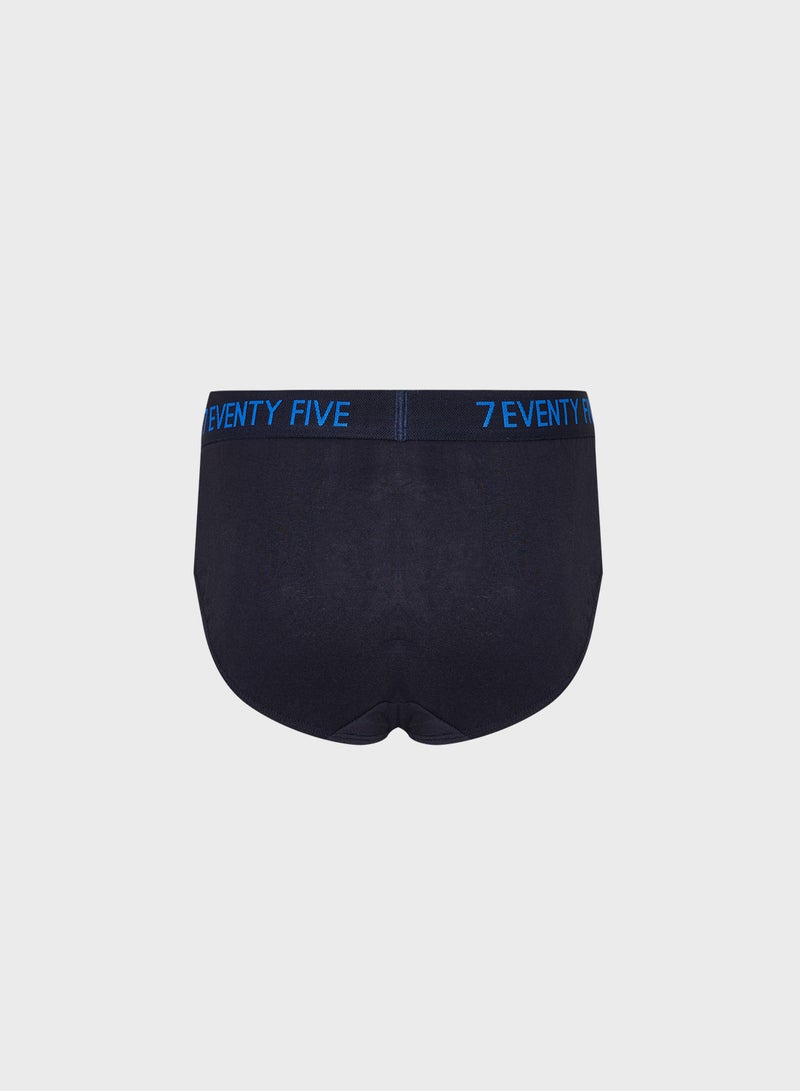 Seventy Five Basics Waist Band Hunk Brief With Antibacterial Finish  - Image 2
