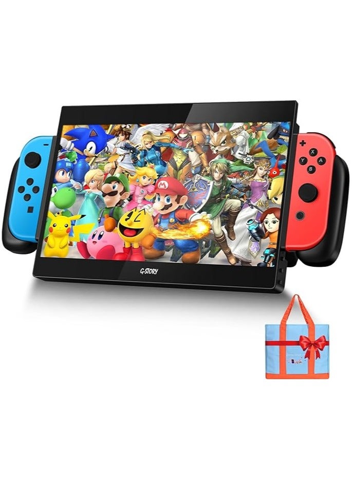 G-STORY G-STORY 10.1‘’ Portable Monitor for Switch, 1080P Portable Gaming Monitor IPS Screen with USB Type-C and Randomly Bag, Game Mode, Travel Monitor fo Switch（not Included）  - Image 1