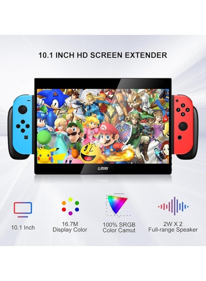 G-STORY G-STORY 10.1‘’ Portable Monitor for Switch, 1080P Portable Gaming Monitor IPS Screen with USB Type-C and Randomly Bag, Game Mode, Travel Monitor fo Switch（not Included）  - Image 2