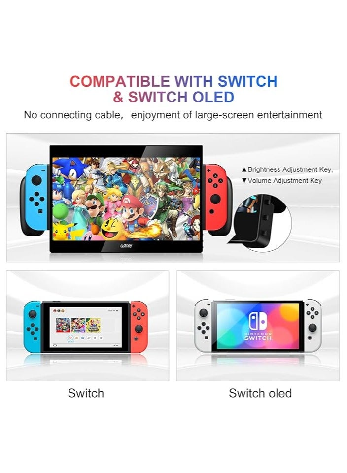 G-STORY G-STORY 10.1‘’ Portable Monitor for Switch, 1080P Portable Gaming Monitor IPS Screen with USB Type-C and Randomly Bag, Game Mode, Travel Monitor fo Switch（not Included）  - Image 5