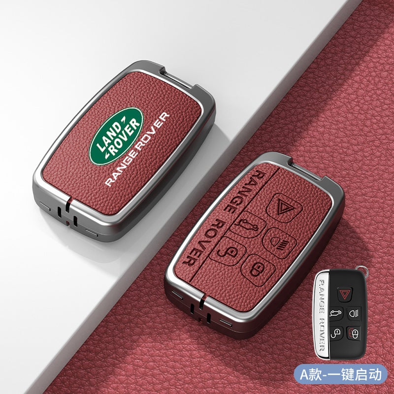 Luxury Key Case for Land Rover Range Rover, Evoque, Defender, Discovery & More - Zinc Alloy Design