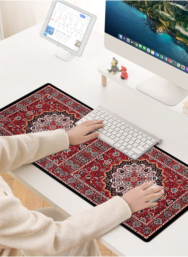 HomarKet Pattern Extended Mouse Pad , 80 x 30 cm, Anti-Slip Rubber Base, Stitched edges, Suitable for Gaming, Desktop, Office use  - Image 2