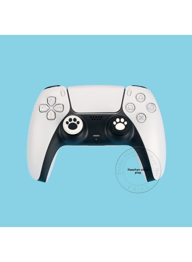 PS5PS4 Cat Claw Rocker Cap Silicone Cap XBOX ONE 360 Mushroom Head Button Cap Cover Soft Rubber Cap-Product Color:White Powder Claw - Image 3