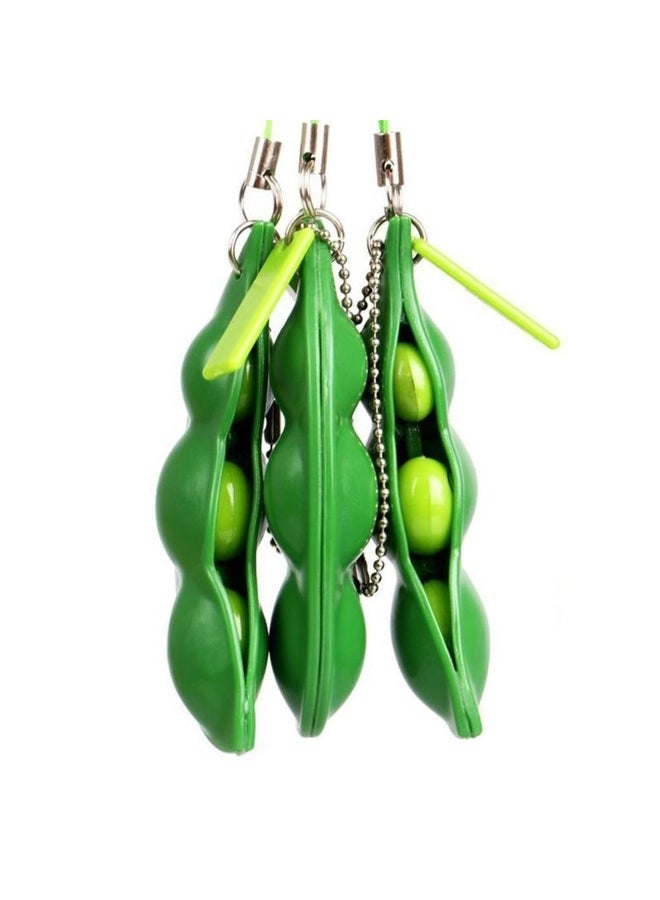 1PC Infinite Squeeze Edamame Toys  Peas Keychain Pop It Fidget Squishy Arrow Adult Stress Toy - Image 5