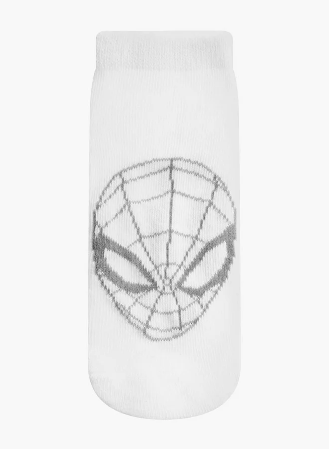 MARVEL Spider-Man Print Ankle Length Socks - Set of 3