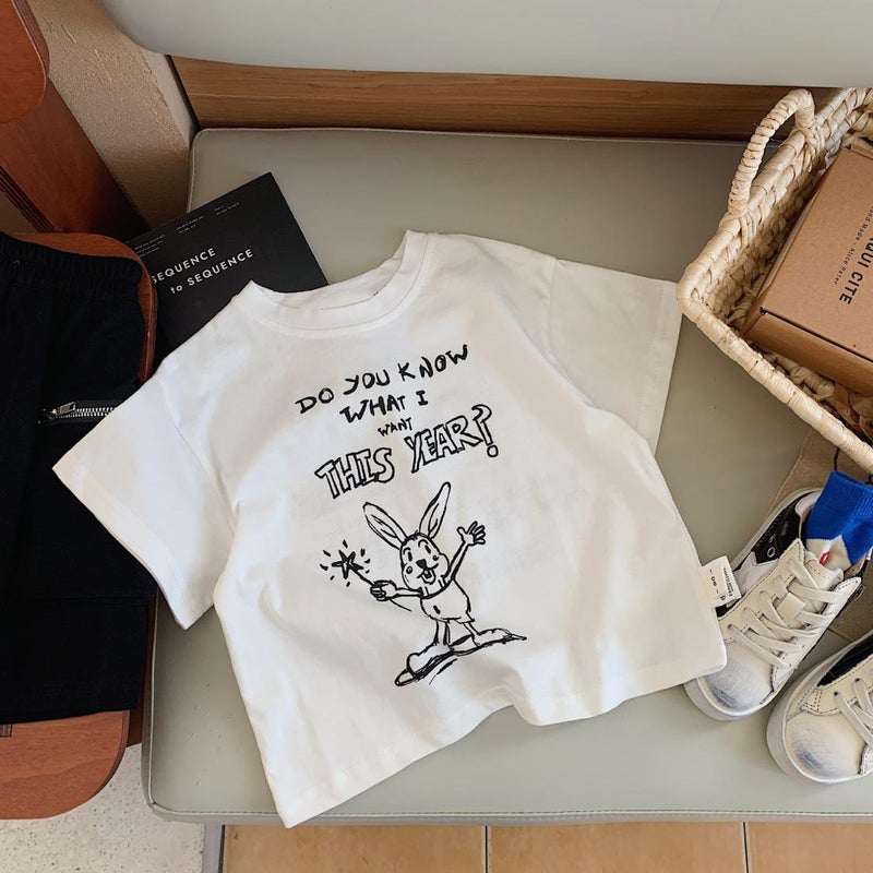 Pure Cotton Kidsren'S Short-Sleeved T-Shirt Summer 2026 New Cute Baby Cartoon Casual Tops For Small And Medium-Sized Kidsren For Boys And Girls - Image 5