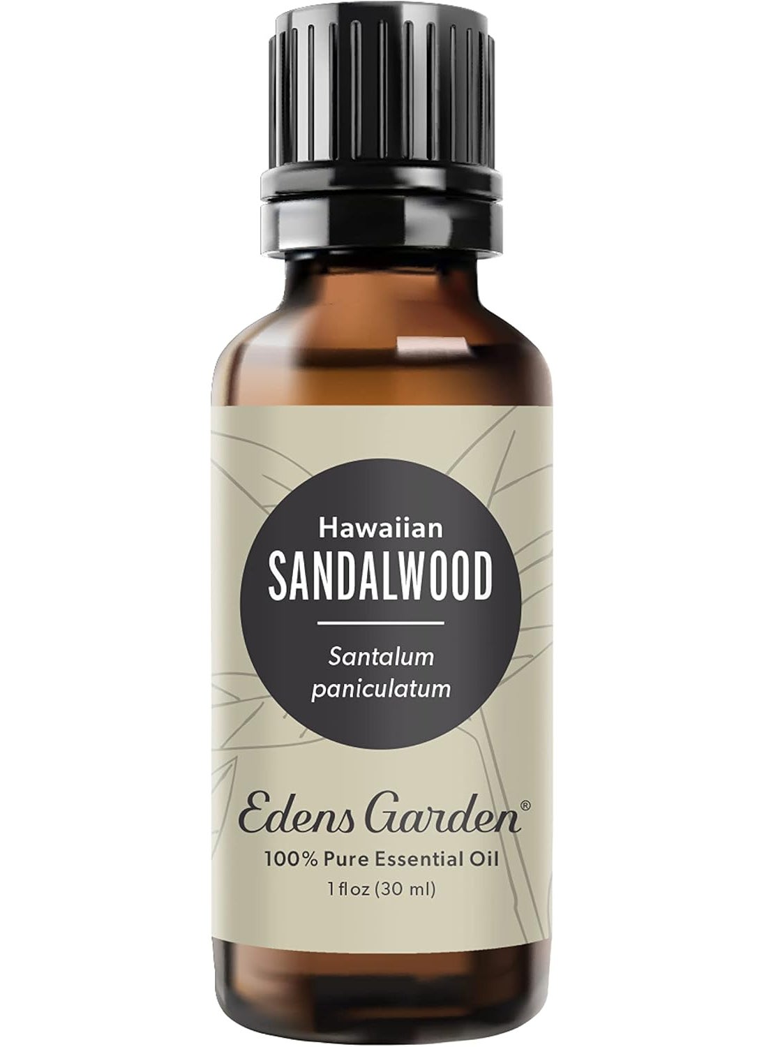 Edens Garden Edens Garden Sandalwood- Hawaiian Essential Oil- 100% Pure Premium Grade, Undiluted, Natural, Therapeutic, Aromatherapy, The Best for Diffuser, Skin, Face, Kid Safe 30 ml (1 fl oz) 