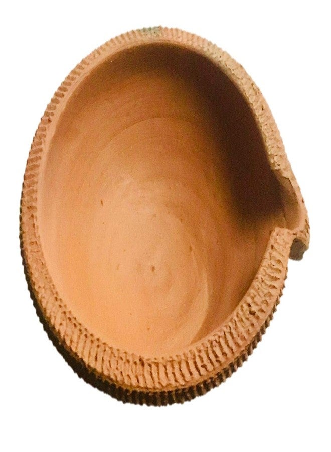SHRIYAM CRAFT Handmade Diyas for Diwali Hand Decorative Clay Mitti Diya Deepak - Image 3