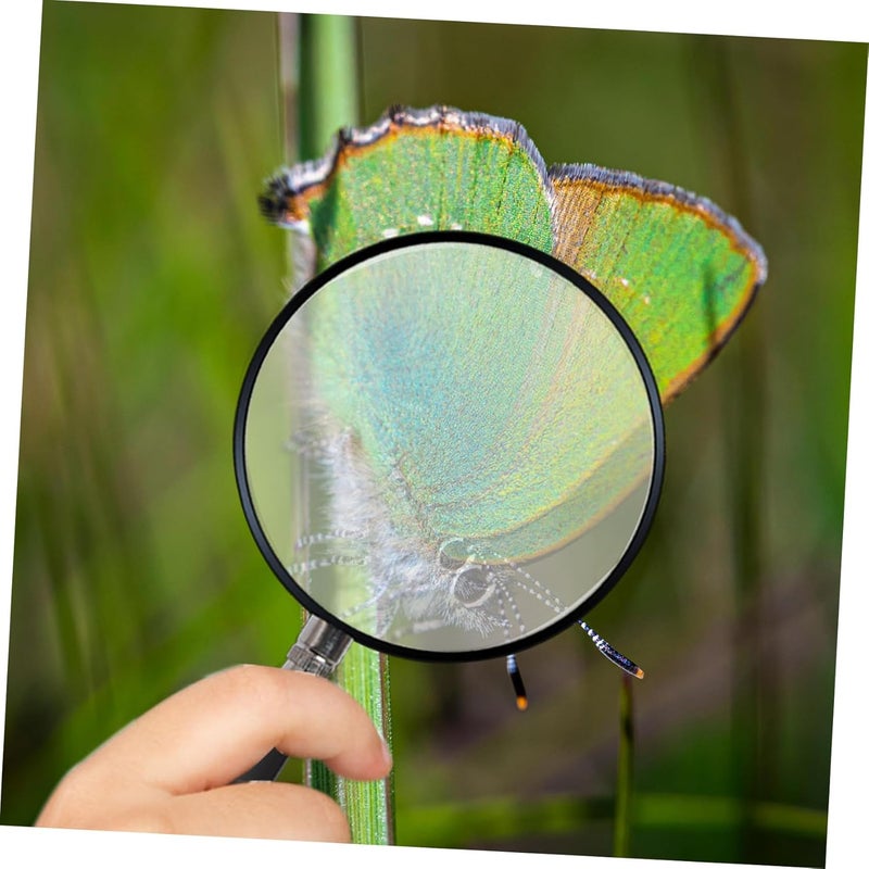 ABOOFAN 10pcs Optical Glass Lenses Diameter Double Convex Magnifying Lenses for Physics Reading - Image 4