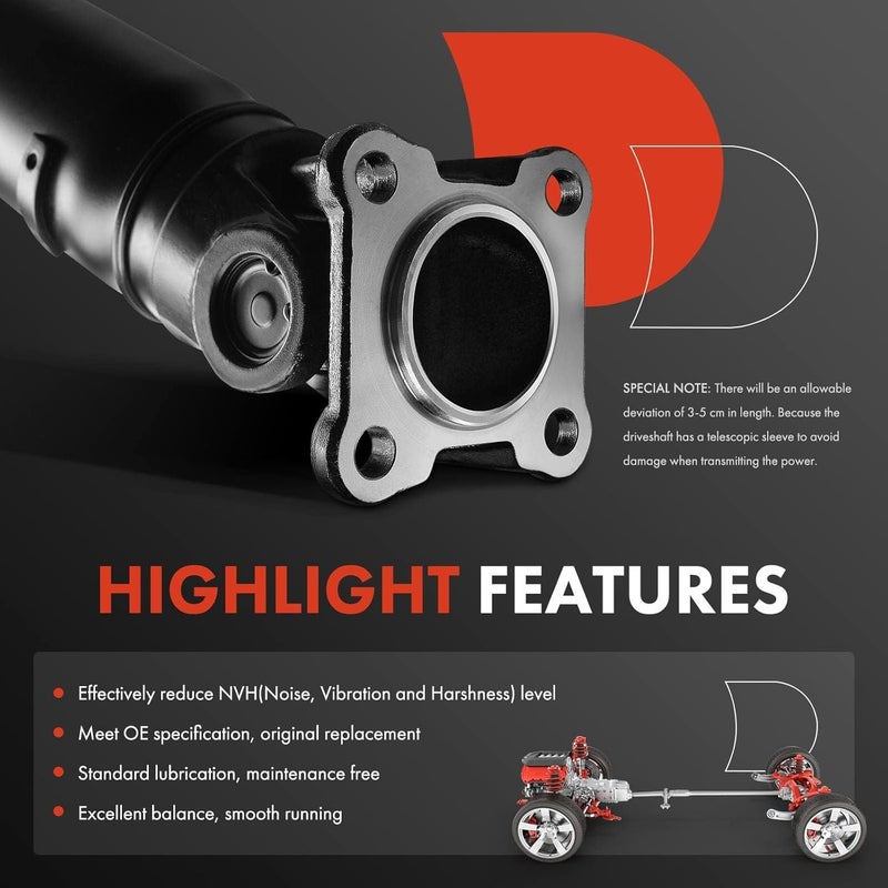 A-Premium Rear Driveshaft Assembly for BMW E90 - Image 5