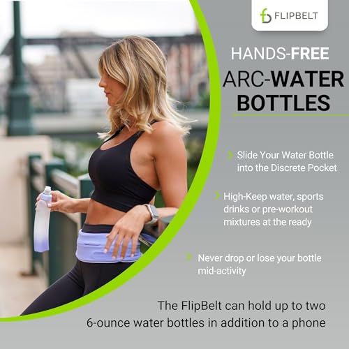 FlipBelt Arc Water Bottle - Periwinkle – 11oz - Image 5