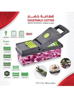 Multifunctional 14 in 1 Vegetable Cutter Slicer and Grater