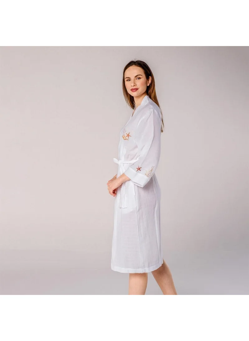 Miespiga Cowrie Women's Muslin Bathrobe