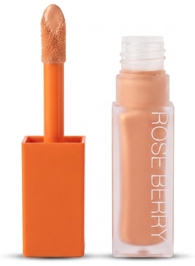 Rose Berry HighFilter Corrector Color Correcting Liquid Concealer,10g, Shade 02 Peach - Image 1