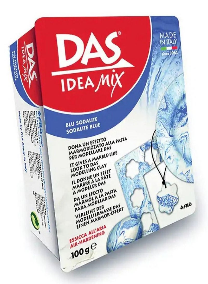 دي اي اس أيديا ميكس طين أساس معدني للتجفيف بالهواء 100 جرام أزرق - Image 1