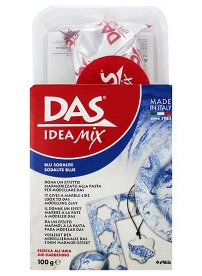 دي اي اس أيديا ميكس طين أساس معدني للتجفيف بالهواء 100 جرام أزرق - Image 2
