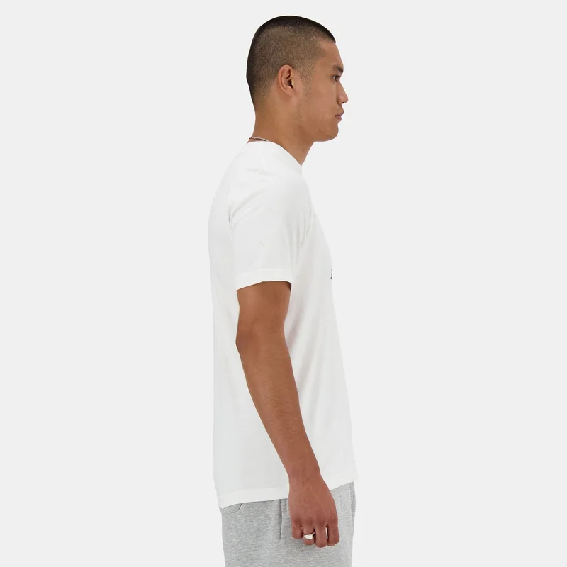 New Balance White Men's Sport Essentials Logo T-Shirt for Men | Best Price UAE