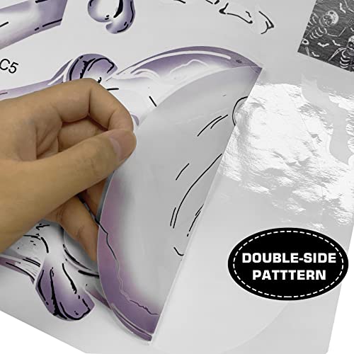 KUCHEY 140PCS Halloween Window Clings Decor for Halloween Decorations, Double Side Window Stickers Removable Glass Decals for Party Decorations Indoor - Image 5