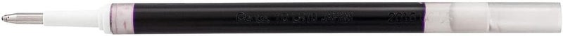 Pentel Refill for EnerGel RTX, EnerGel Deluxe, Metal Tip, Bold Point, Violet Ink, Box of 12 (LR10-V-12) - Image 2