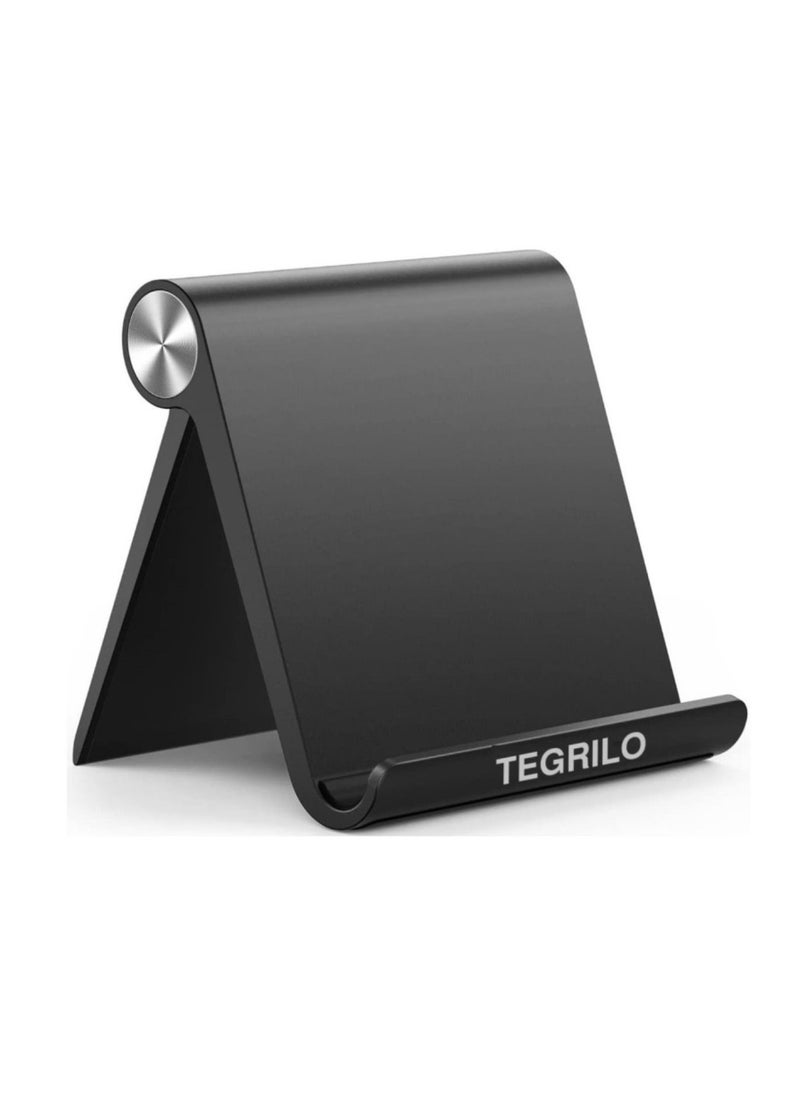 TEGRILO - Cell Phone Stand for Desk Adjustable Desktop Phone Holder Compatible with iPhone 13 12 Pro Max 11 SE XS XR 8 Plus 6 7 Samsung Galaxy Note20 S20 S10 S9 S8 - Image 1