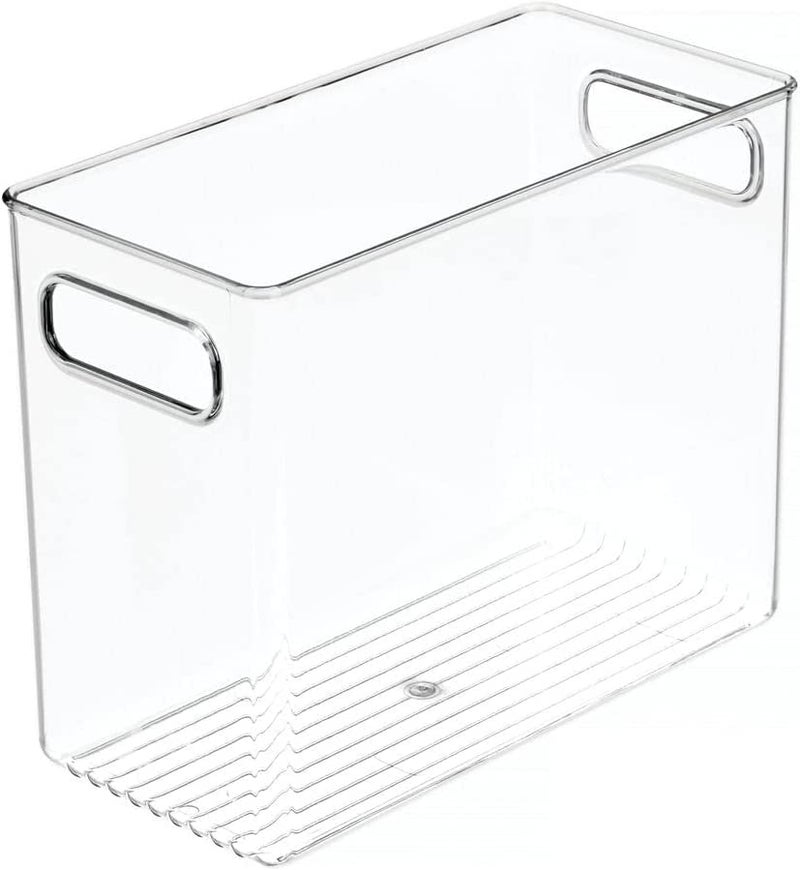 Snazzy Pantry Organization and Storage Organizing Containers, Acrylic Plastic Clear Storage Bins w Handles for Kitchen Organization, Cabinet, Fridge, Freezer, Bathroom, Laundry Organizer- 4 Pack - Image 2