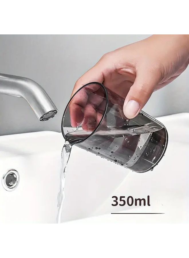 Amber Magnetic Suction Cup Wall Mounted Transparent Toothbrush Holder - Image 5