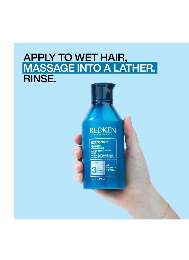 REDKEN - Redken Extreme Shampoo | Prevents Hair Breakage & Repair for Damaged Hair | Strengthen and Fortify Hair | Infused With Proteins | For Weak, Brittle Hair - Image 1