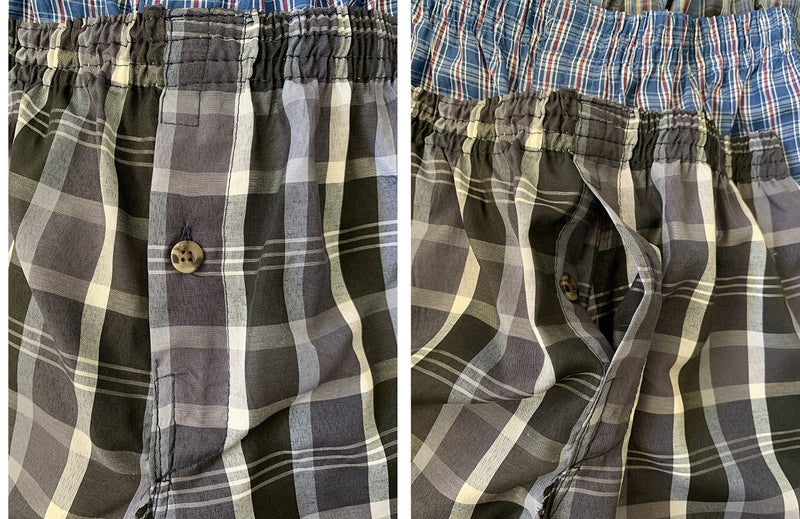 ToBeInStyle Boys' Pack of 3 or 6 Cotton-Blend Tartan Patterned Boxer Shorts - 3 Pack: Assorted - X-Large - Image 3