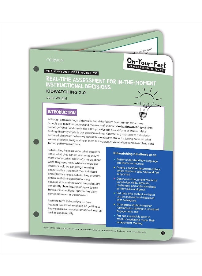 The On-Your-Feet Guide to Real-Time Assessment for In-the-Moment Instructional Decisions: Kidwatching 2.0 