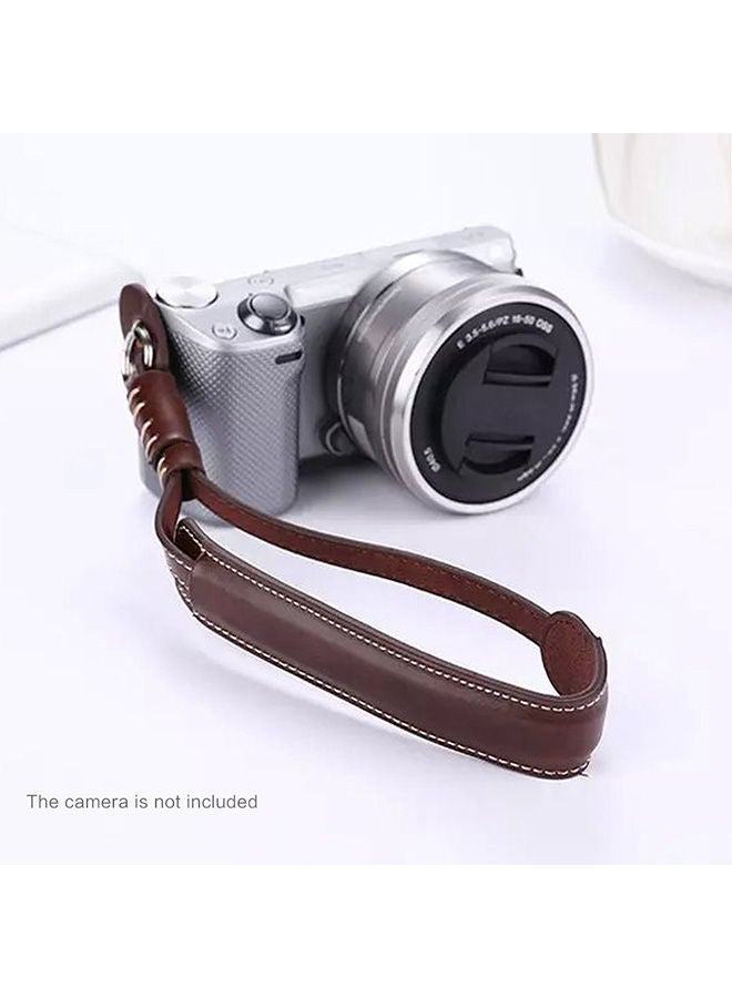 NIBEMINENT X5-M Camera Wrist Strap Lanyard Brown  - Image 2
