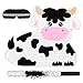 Birchio Milk Cow Pinatas Bundle with a Blindfold and a Bat 16 x 13 x 4 Inches Perfect for kids Birthday Parties Mexican Theme Parties Decorations - Image 2