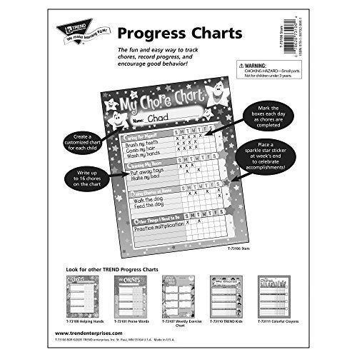 Trend Stars Success Charts (25 Sheets) by TREND Enterprises, Inc. - Help Your Child Establish Good Habits for Home and Study - Image 4