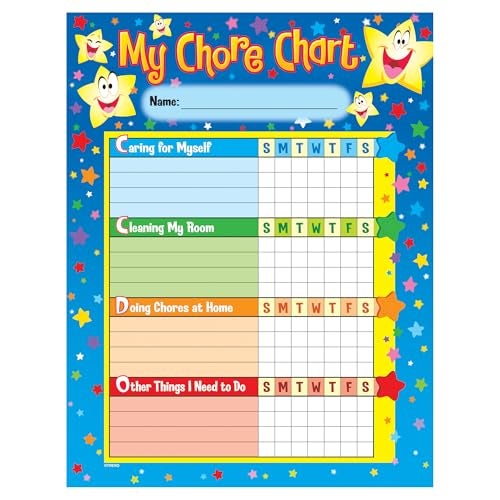 Trend Stars Success Charts (25 Sheets) by TREND Enterprises, Inc. - Help Your Child Establish Good Habits for Home and Study - Image 1