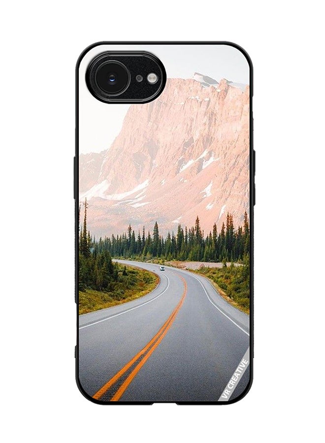 VR CREATIVE Protective Case Cover For Apple iPhone 16e Adventure Road Design Multicolour