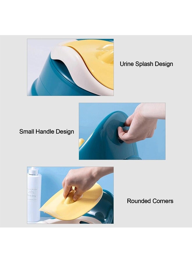 Baby Toilet Potty, Kids Potty Training Toilet Seat, Whale -Themed Carry Potty for Kids with Removable Urinal Pot, Potty Chair for Boys and Girls Ages 1-6, Non Slip and Stable(Blue) - Image 5