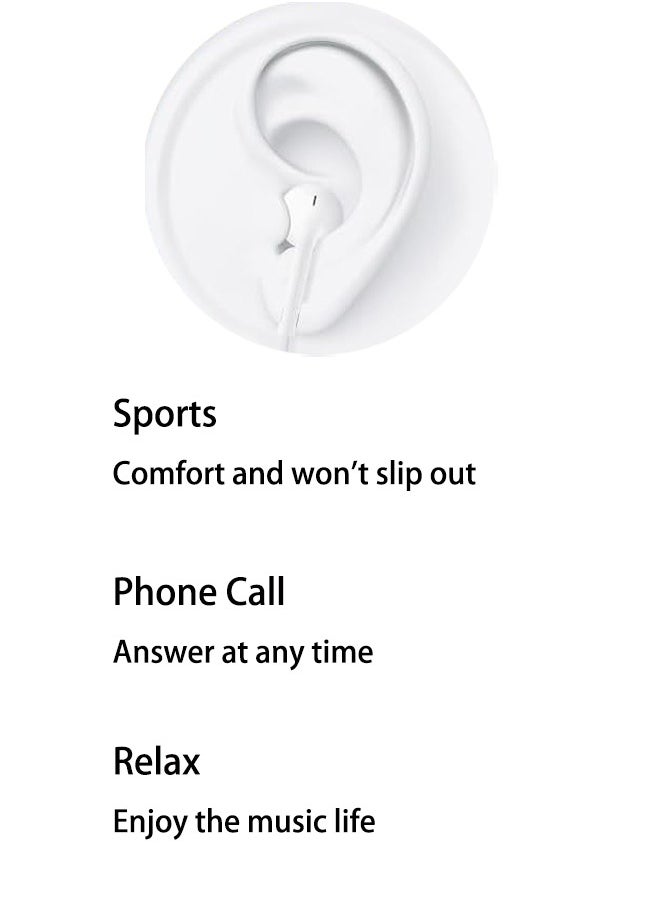 Generic - USB C Headphones Wired for iPhone 16/15 Series, for iPad Pro Air 5/4/Mini 6/iPad 10th, Type C Earbuds for MacBook Pro/air, Control Microphone, Volume, Music - Image 1