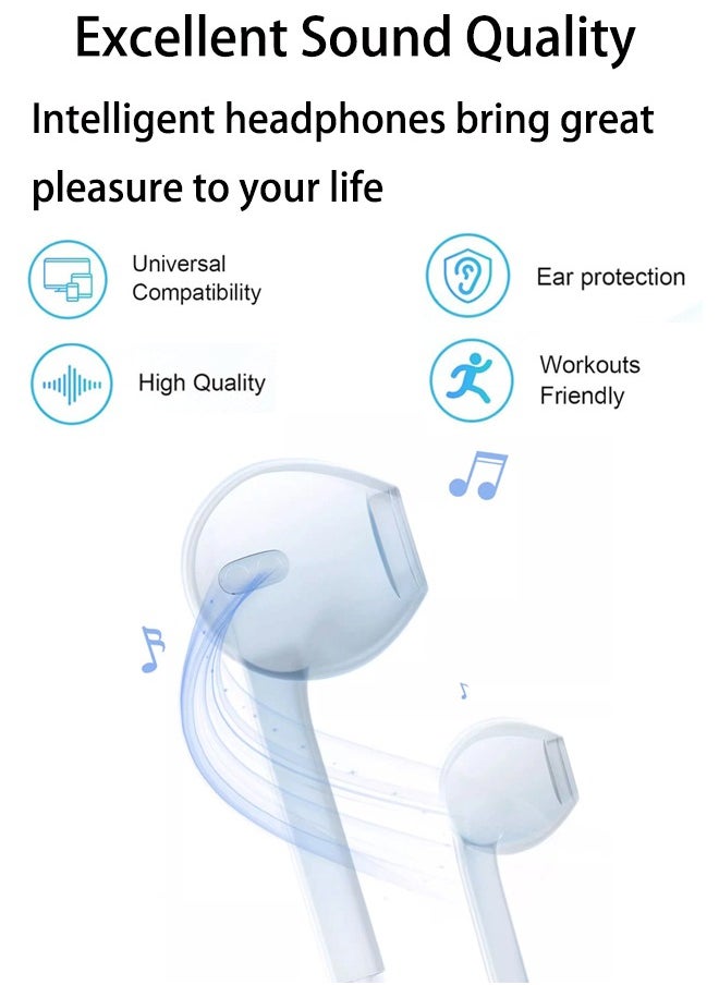 Generic - USB C Headphones Wired for iPhone 16/15 Series, for iPad Pro Air 5/4/Mini 6/iPad 10th, Type C Earbuds for MacBook Pro/air, Control Microphone, Volume, Music - Image 1