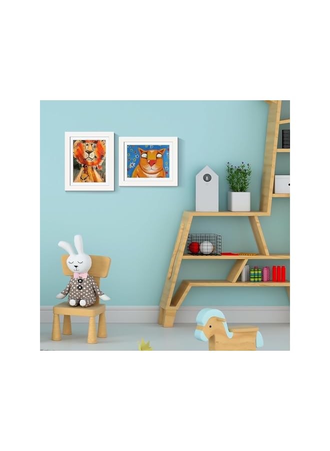 The Bros Kids Art Frame A4 - Front Opening Picture Frame for Home Decor, Artwork Display, Changeable for Children's Projects, Drawings, 3D Art, Crafts - Image 2