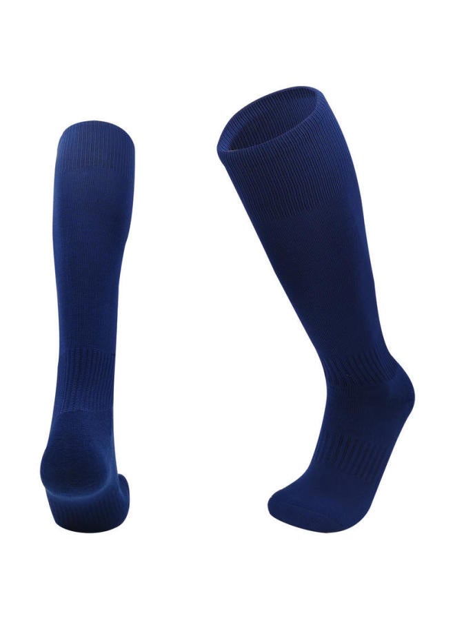c7 Royal Blue Towel-soled Football Socks For Adults, Non-slip And Comfortable Socks For Competition, Children's Training Non-slip Sports Socks, Unisex