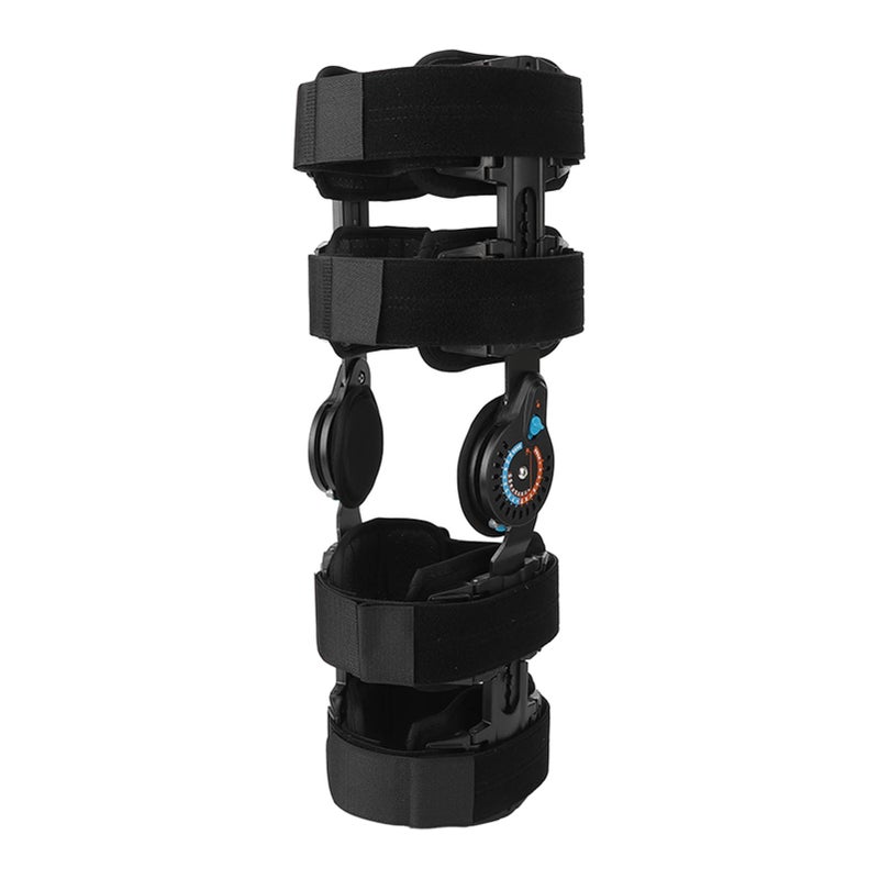 Hinged Knee Brace Adjustable Adult Leg Support Knee Support Orthosis for Post Op Knee Injury Recovery - Image 2