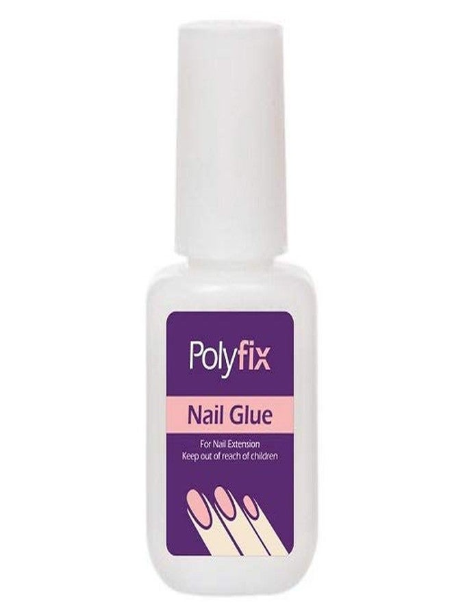 POLYFIX Artificial Waterproof Nail Glue - Professional Nail Art Manicure Tool for Acrylic and False Nails, Offering Waterproof and Long-Lasting Adhesion (7g) - Image 1