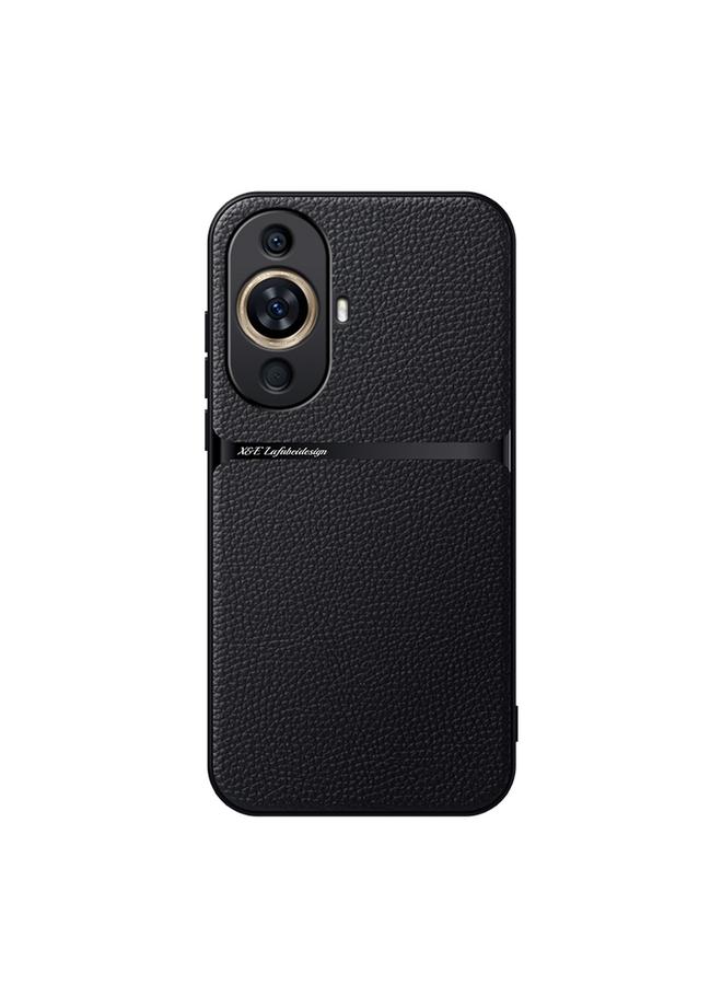 S-TOP Case For Huawei nova 11 Pro Litchi Leather Magnetic Full Coverage Shockproof Phone Case - Image 1