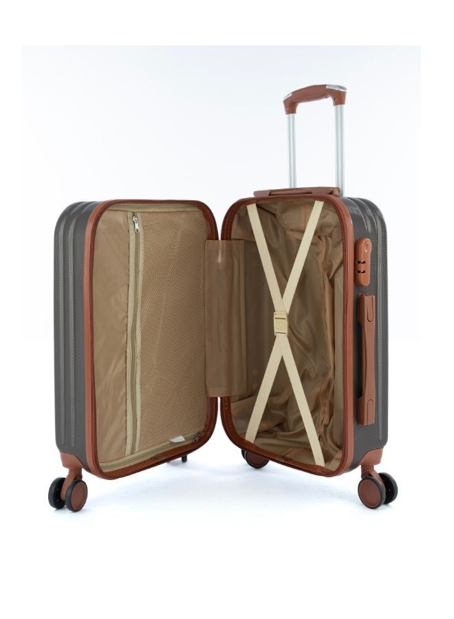 LIMRA Luggage set 6 pieces travel Bags with a distinctive design from limra brown - Image 4