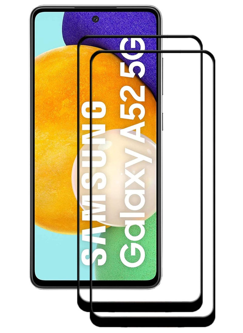 ACLIX 2 Pieces Antistatic ESD Dustproof Premium Quality High Definition Tempered Glass Screen Protector Designed For Samsung Galaxy A52 5G - Image 1