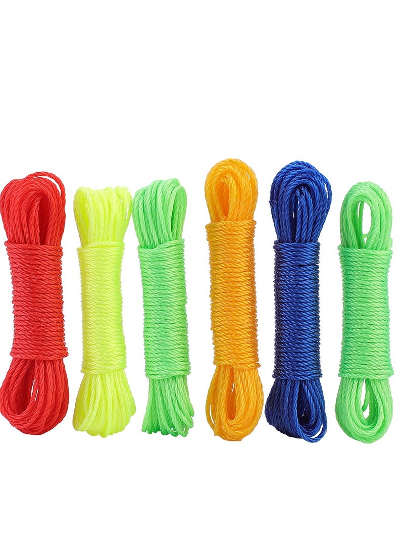 BMB tools Set Rope 6 Pieces 2.5mmx10m | Multi-Purpose | General-Purpose Utility Rope | Polypropylene Rope | High Strength All Purpose Braided Utility Flag Line - Image 2