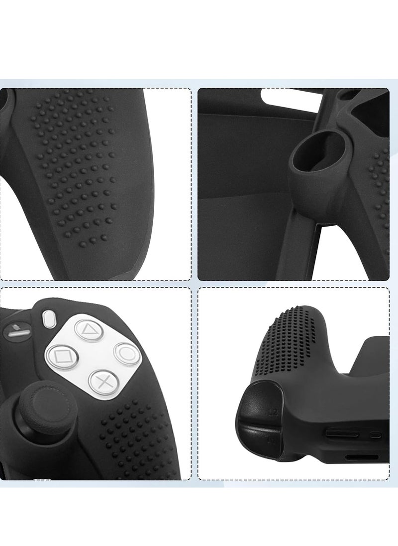 Black Silicone Case for Playstation Portal - Shock Absorbent, Anti-Fingerprint  Scratch Resistant Cover