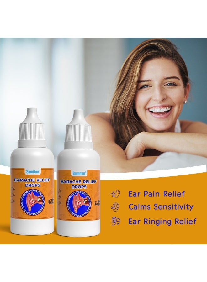 Sumifun Earache Relief Drops,Natural Eardrops for Ear Pain, Swimmer's Ear  - Image 2